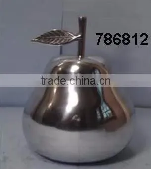 Aluminium Metal Pear for Home Decoration Mirror Polish