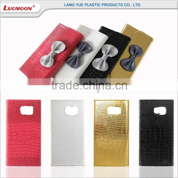Three Folds Crocodile Veins Flip Cover Phone Case for Huawei Honor 5x p8 photo-6