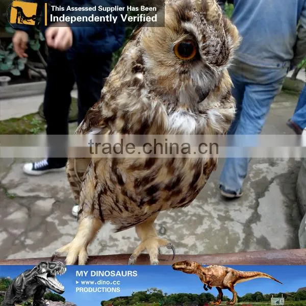 My Dino-C086 High Simulation Life Size Animatronic Owl photo-4