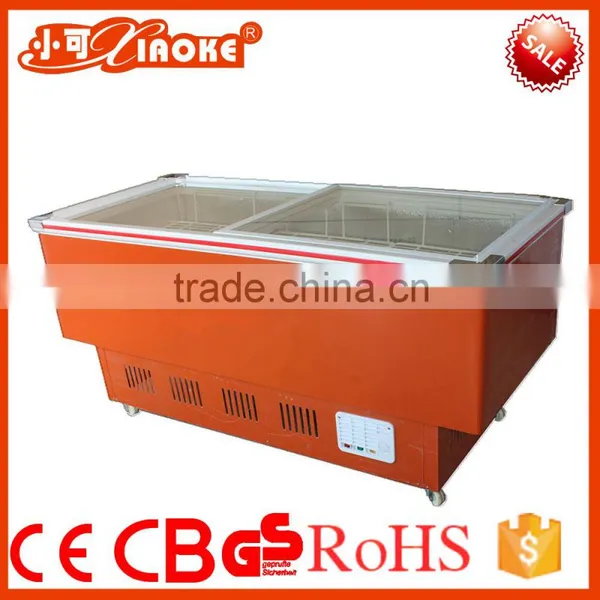 PD-180R Supermarket Double Glass Door Produce Coolers 428L