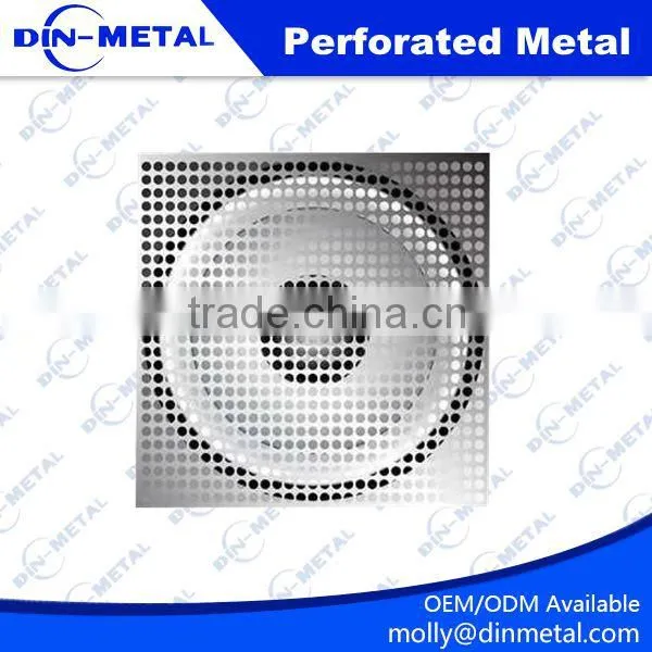 Sheet Metal Perforated Fabrication For Speaker Grill Mesh photo-2