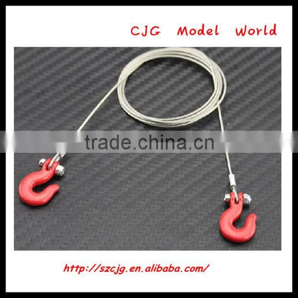hot sale Radio control toys car 1/10 scale metal drag chain w/ tug hooks for off-road crawler