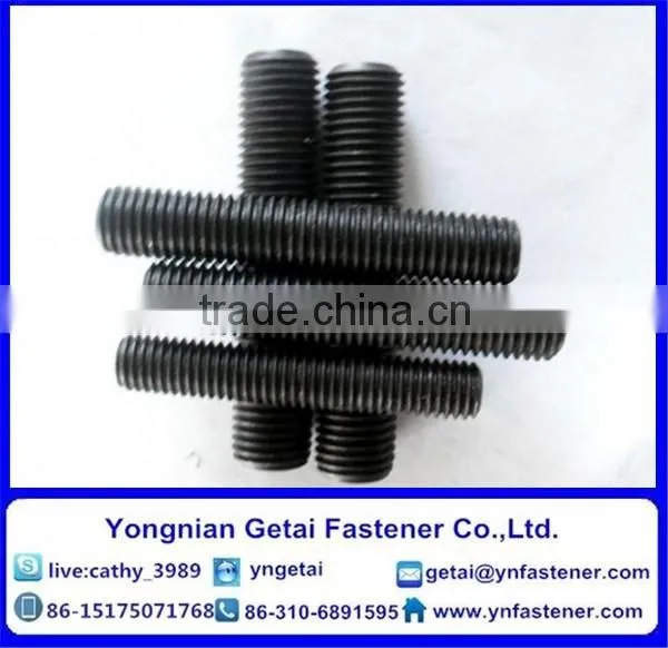 Single Head Bolts/Single End Studs in Bolts, DIN933/931 H.D.G / Galvanized With Black /yellow Zinc Plated/blue White photo-5