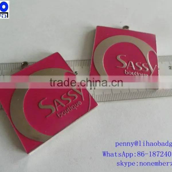Metal Labels,Custom Design Sticker Self Adhesive Brand Metal Logo Labels photo-3