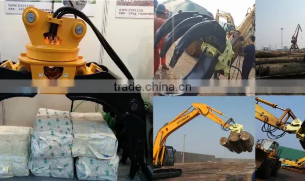 JT10 Excavator Rotary Timber Grapple