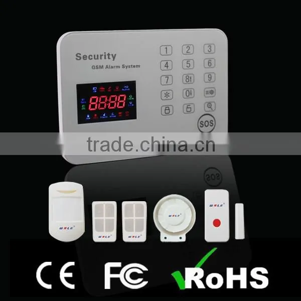 120 zones home burglar security detector GSM alarm systems