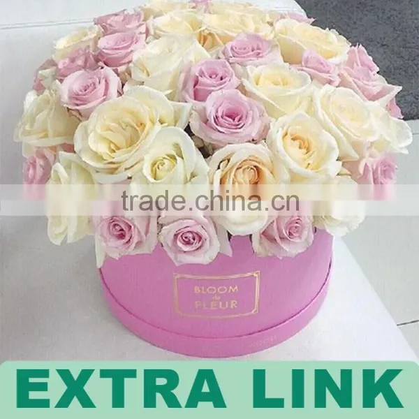China Supplier Trade Assurance Cylinder Shaped Paper Flower Box photo-2
