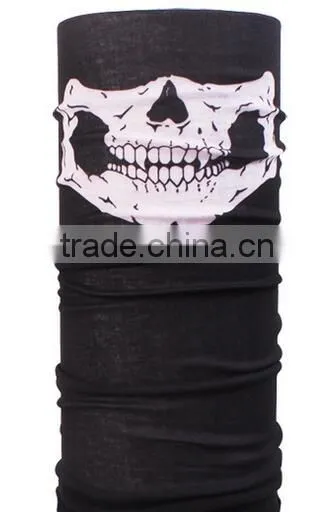 Polyester Printed Neck Tube Scarf Skull Bandana photo-3