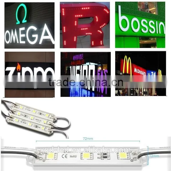 Waterproof 3 Leds Single Color Led Module 12v photo-6