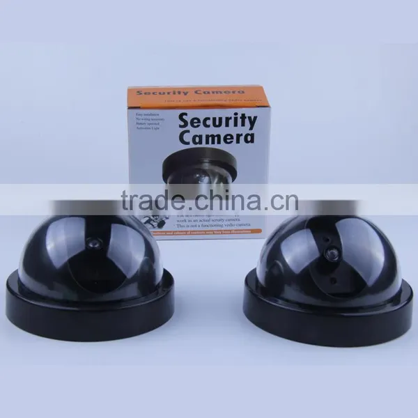 Dome CCTV Dummy Camera Dome Dummy Camera With Red Flashing Blink Light