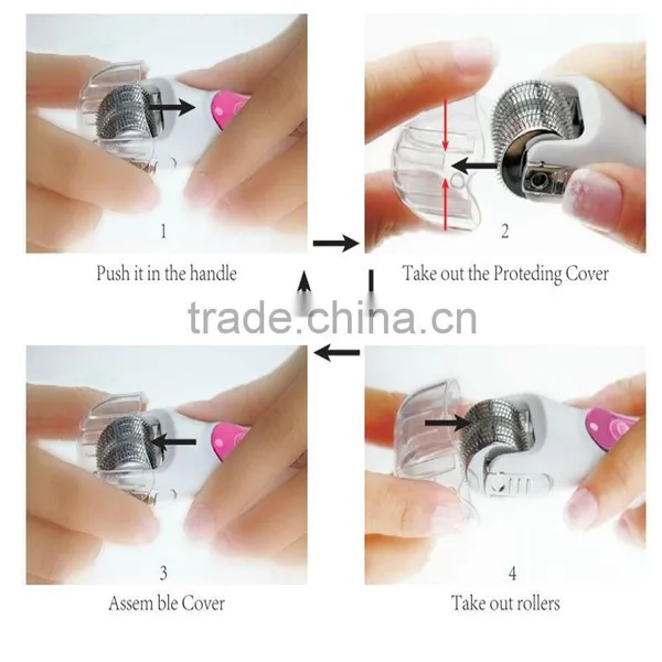 China Bio Stainless Steel Microneedle Derma Roller With 540 Needles photo-6