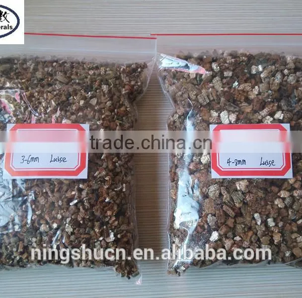 Gold Silver Expanded Vermiculite for Horticulture and Board, Plate photo-4