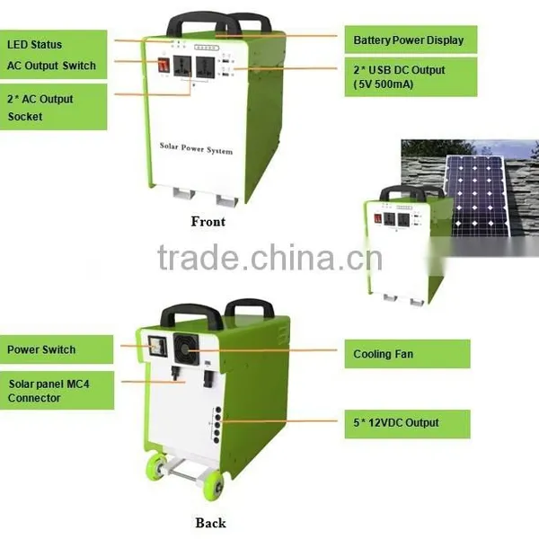 500W Portable Solar Power System