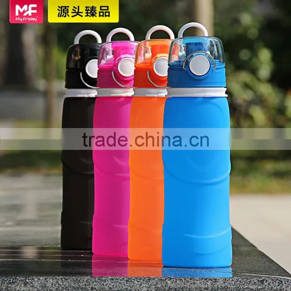 750ml Collapsible Silicone Water Bottle With Air Valve photo-3