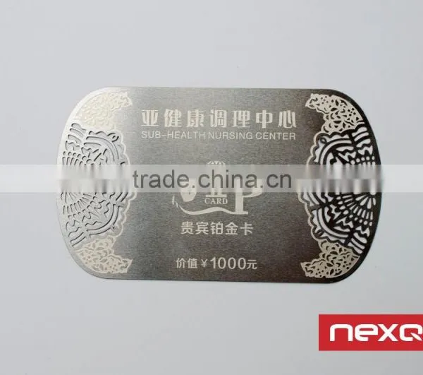 Matt Colorful Silk Screen Printing Metal Card photo-5