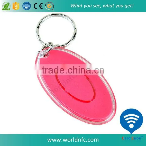 Waterproof RFID 125khz Keychain With PC Material With Hitag 1 Chip photo-2