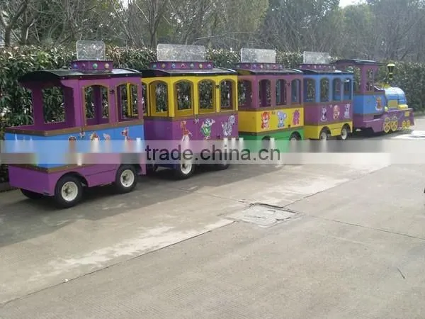 CE Approval Amusement Park, Trackless Fun Train, Shopping Mall, Indoor Outdoor Use Mini Electric Train, photo-2
