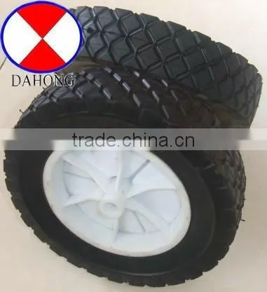 solid wheel size 8*1.75 solid wheel without bearing