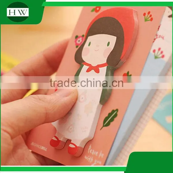 Promotional Wholesale Office Stationery Mini Portable Cartoon Gracebell Sticky Note photo-5