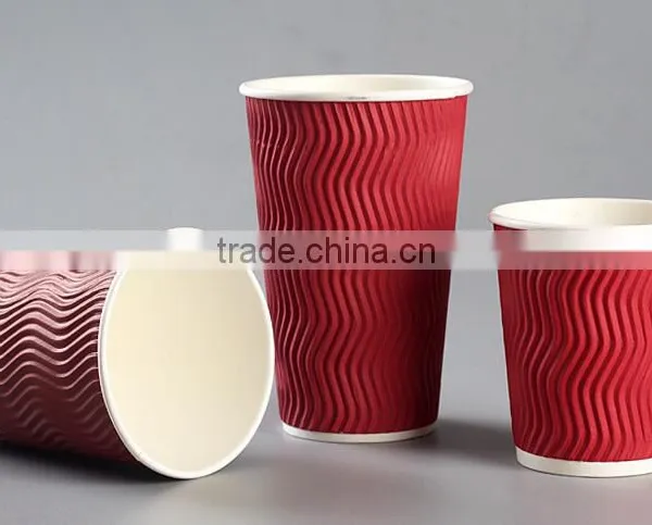 Ripple Wall Style Paper Coffee Cups photo-6