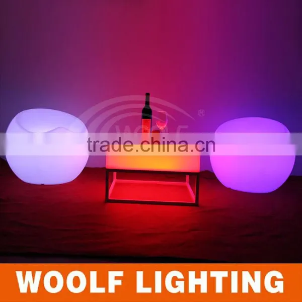 Remote Color Changing Waterproof LED Glowing Square Bar Table Household Dinner Table photo-6