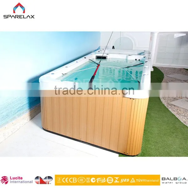 SPA Hydro Massage Pool Large Outdoor SPA Pool Outdoor Endless Strong Jet Wholesale Swimming Pool Spa Hot Tub Swimming Pool photo-5