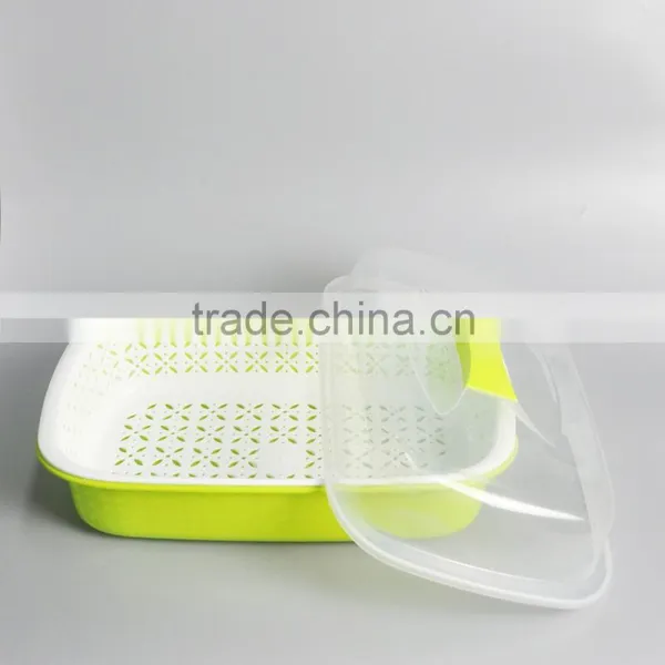 Competitive Price Plastic Food Storage Basket With Cap for Sale photo-3