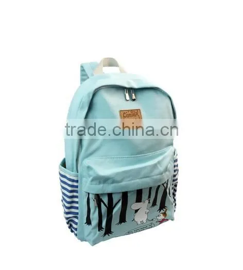 Store More Good Sale Backpack Canvas Durable Outdoor Casual Rucksack photo-2