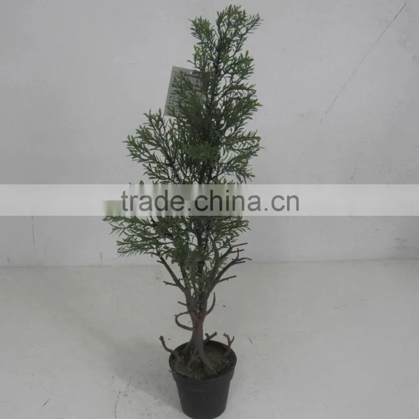 SJ041117 Ornamental Plastic Plants/topiary Frame Trees/decorative Bonsai Plants photo-3