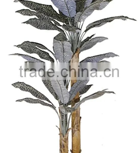 Artificial Bonsai Tree Artificial Leopard Print Banana Plantain Fake Trees photo-3