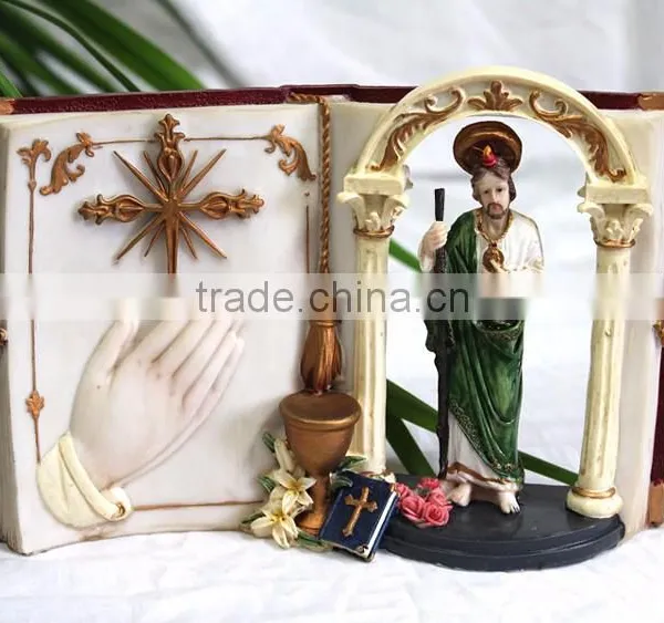 Catholic Religious Antique Resin Praying Jesus Statues photo-2
