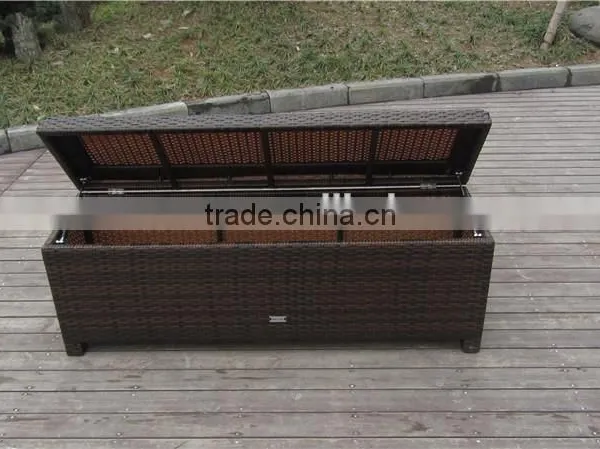 Woven Aluminum Outdoor Furniture Rattan Storage Boxs photo-2