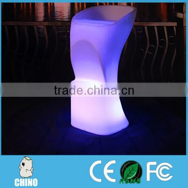 100% PE (Polyethylene) Made Light up Led Chair Furniture photo-4