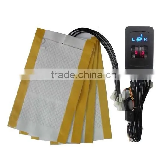CE Certification Two Seats 5 Position Carbon Fiber Car Seat Heater