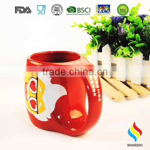 Belly Shape Ceramic Mug photo-5