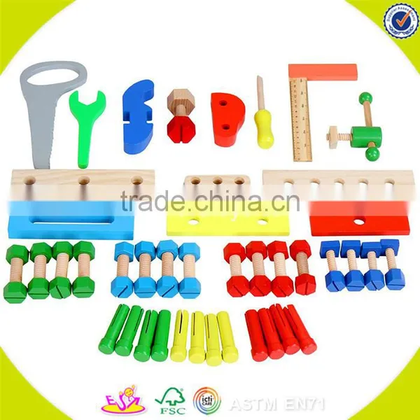2017 Wholesale Best Wooden Tool Kids Toy Set Most Popular Wooden Tool Kids Toy Set Fashion Wooden Tool Kids Toy Set W03D073 photo-5
