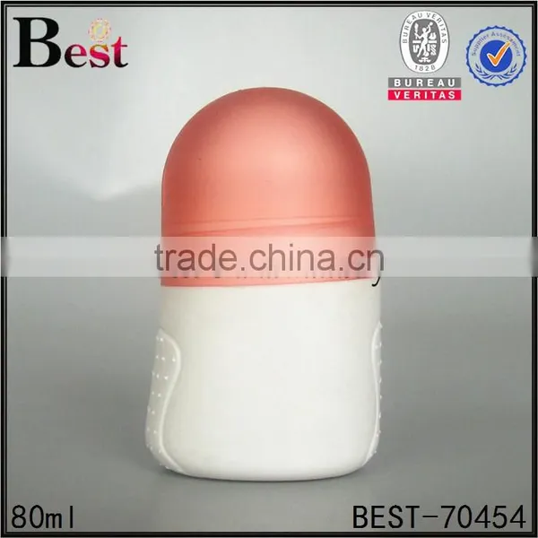 80ml Blue Cap Plastic Roll on Bottle Skin Care Plastic Roll on Deodorant Empty Bottle photo-2