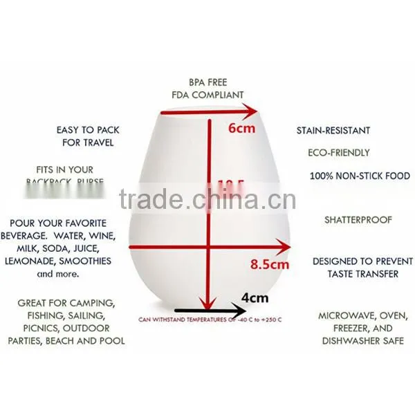 Unbreakable Silicone Wine Glasses photo-4