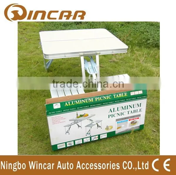 Aluminum Material Folding Dining Table Convience To Carry photo-3