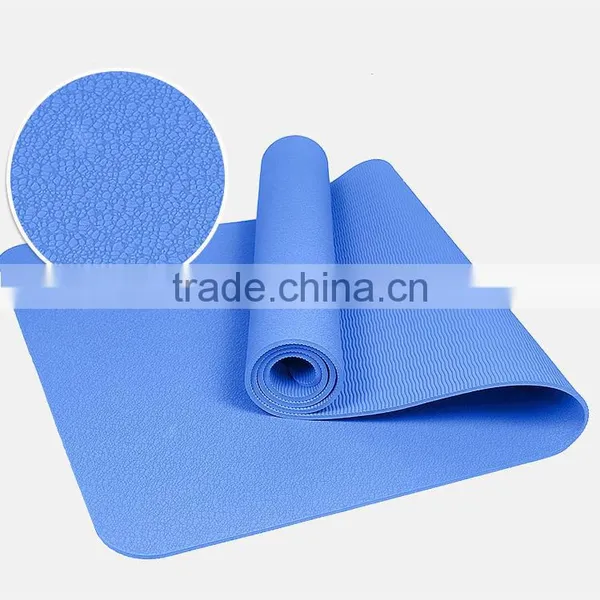 Wholesale ECO Custom Label Anti-slip TPE Yoga Mat For Fitness photo-3