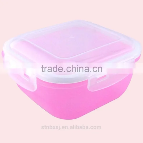 800ML Food Grade Good Seal Square Shape Plastic Food Container photo-6