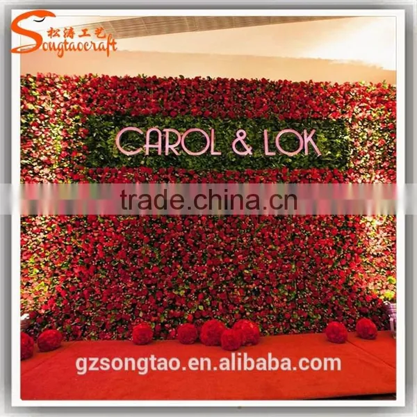 Factory Sale Artificial Flowers Wall Customized Artificial Flower for Wall Decoration photo-4