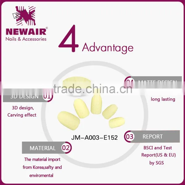 Imported ABS Full Cover 3D Nail Art Design Tips photo-6
