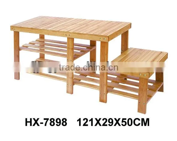 Tier Bamboo Shoe Rack photo-6