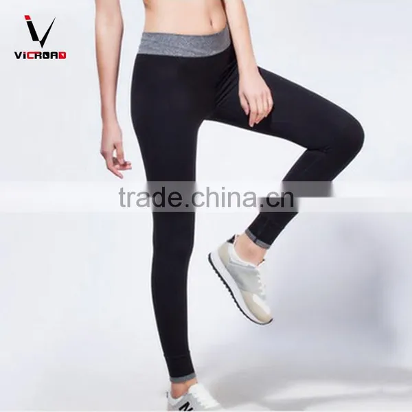 Sublimation Black Grey Color Blank Seamless Cheap Skin Tight Fitness Wear Yoga Pants
