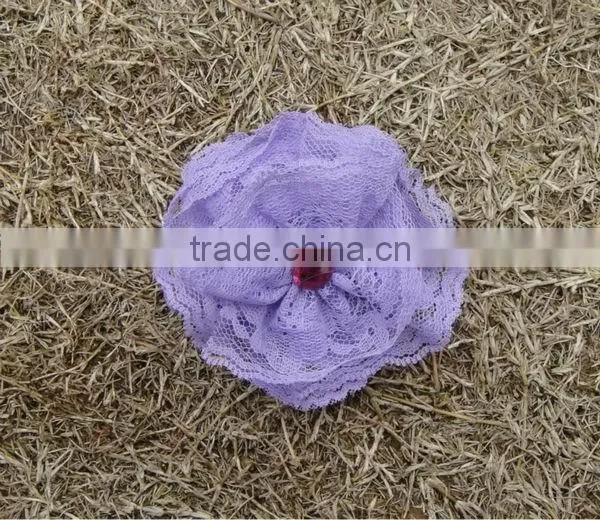 Hot Sale Plastic Crystal Flower Headband for Sale photo-2