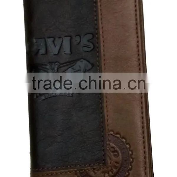 Fashion New Designer Stamp Logo Patches Work Men Real Leather Passport photo-2