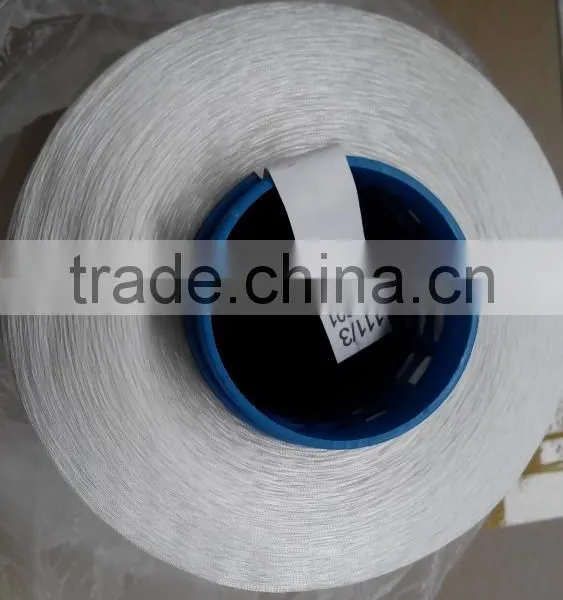 High Tenacity Polyester Thread Bright Raw White (filament Twisted Yarn ) 45D-420D/2ply/3ply photo-4