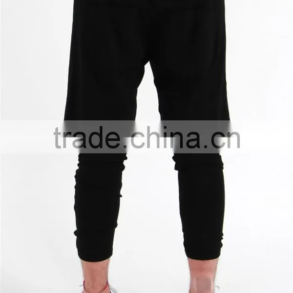 Mens Fit Gym Two Layer Pants With Zipper Pocket Custom Mens Jogger Pants photo-4