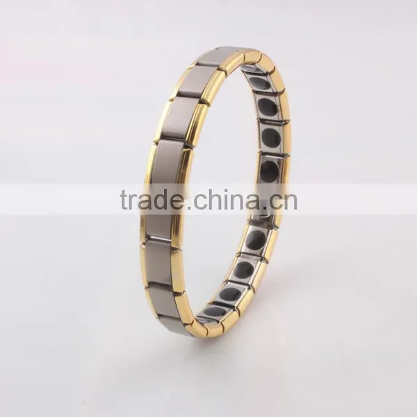 Black Gun Plating Bracelet Jewelry Italian Link Cicret Mens Bangle Stainless Steel Bracelet for Men photo-3